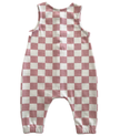 Strawberry Shortcake Checkerboard Organic Jumpsuit