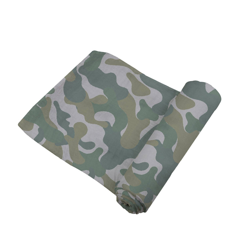 Hunter's Camo Muslin Swaddle